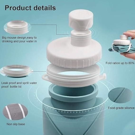Folding Silicone Water Bottle
