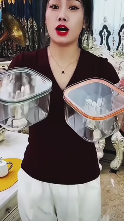 5 Section Transparent Spice Box